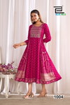Sreeleela By Blue Hills Anarkali Gown With Classic Neck Embroidery Work Wholesale In India